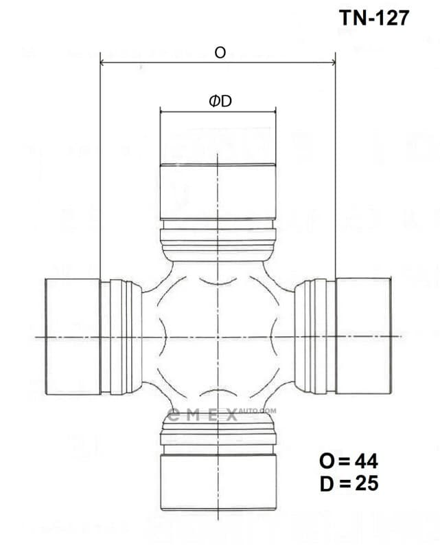 OEM CROSSMEMBER ASSY TN127