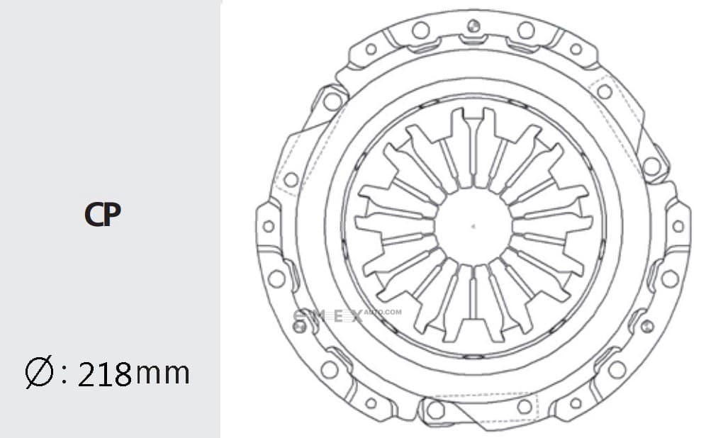 OEM CLUTCH COVER HDC05