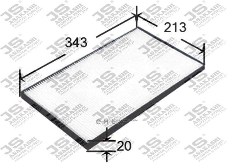 OEM FILTER ASSY, CABIN AIR AC0081