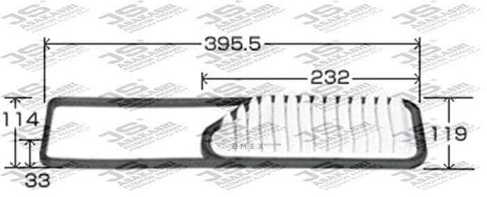 OEM FILTER ASSY, AIR ELEMENT A750J