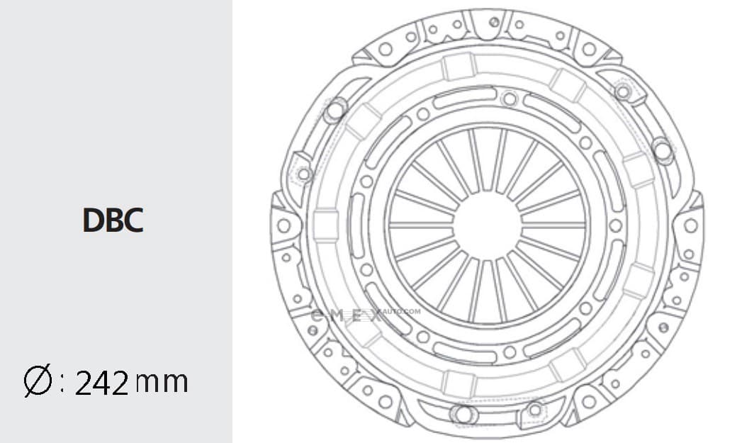 OEM DISC ASSY, CLUTCH FRICTION NSC14