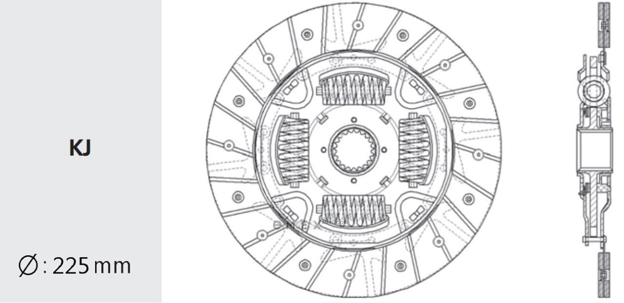 OEM DISC, FRICTION  A/T HD86