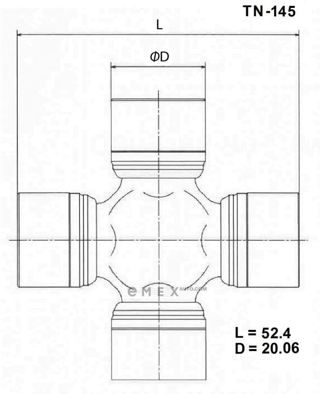 OEM CROSSMEMBER ASSY TN145