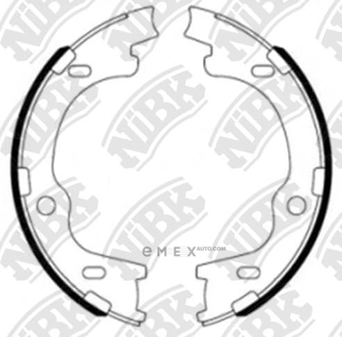 OEM SHOE KIT, DRUM BRAKE FN11006