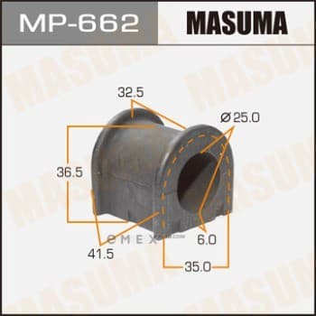 OEM BUSHING, RUBBER MP662