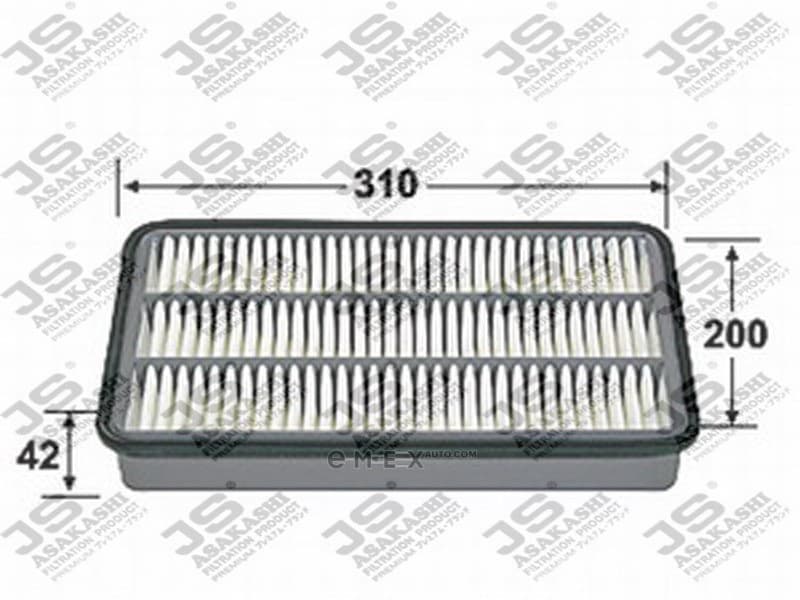 OEM AIR FILTER 6VD1 WIZARD~98-02 A526J