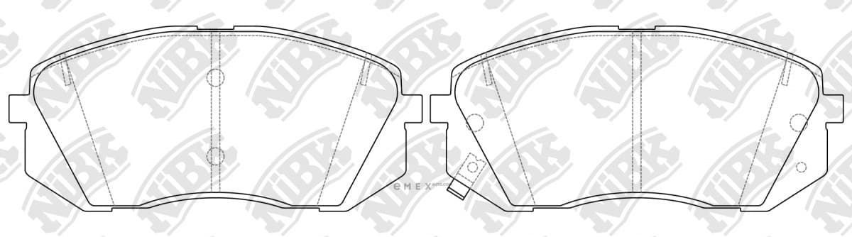 OEM PAD KIT, DISC BRAKE PN0578