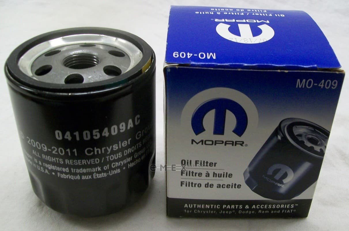 OEM (F)FILTER ENGINE OIL - FIXED 04105409AC