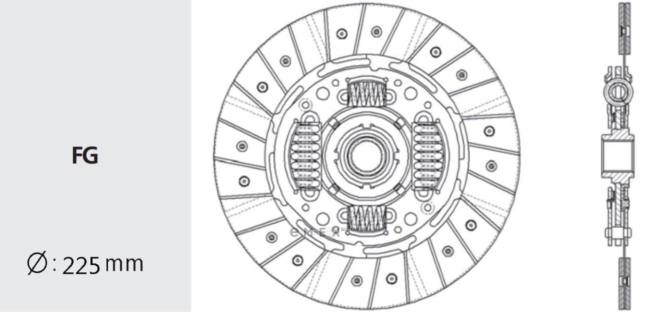 OEM DISC, FRICTION  A/T SB03