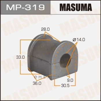 OEM SUSPENSION RUBBER BUSH MP319