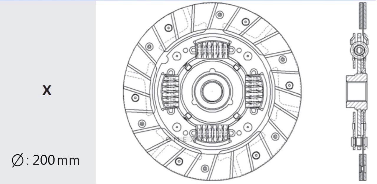 OEM DISC, FRICTION  A/T HD89