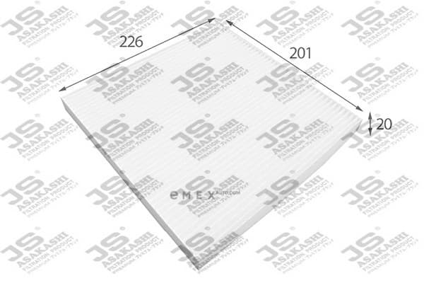 OEM FILTER ASSY, CABIN AIR AC14001