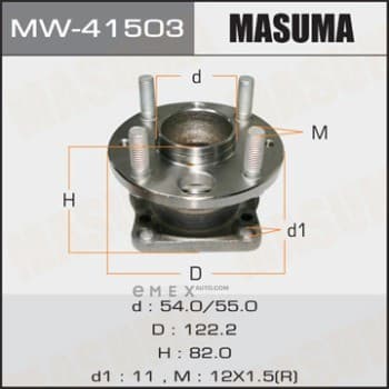 OEM WHEEL HUB ASSY MW41503