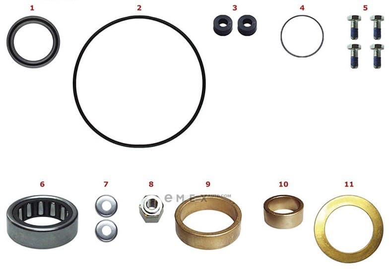 OEM REPAIR KIT, STARTER ASSY 100805