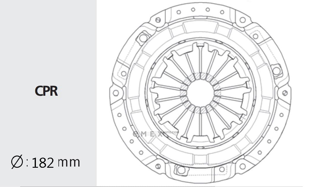 OEM DISC ASSY, CLUTCH FRICTION HDC73