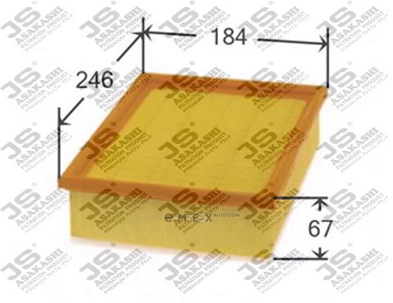 OEM FILTER ASSY, AIR ELEMENT A0216