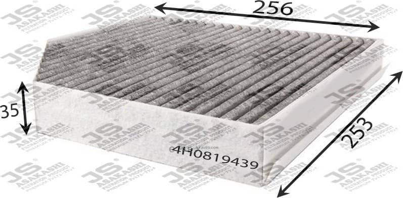 OEM FILTER ASSY, CABIN AIR AC0185C