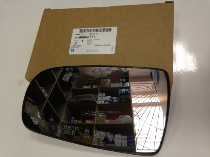 OEM GLASS RR VIEW MIRROR LH 96800777