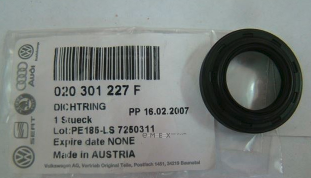 OEM SEAL 020301227F