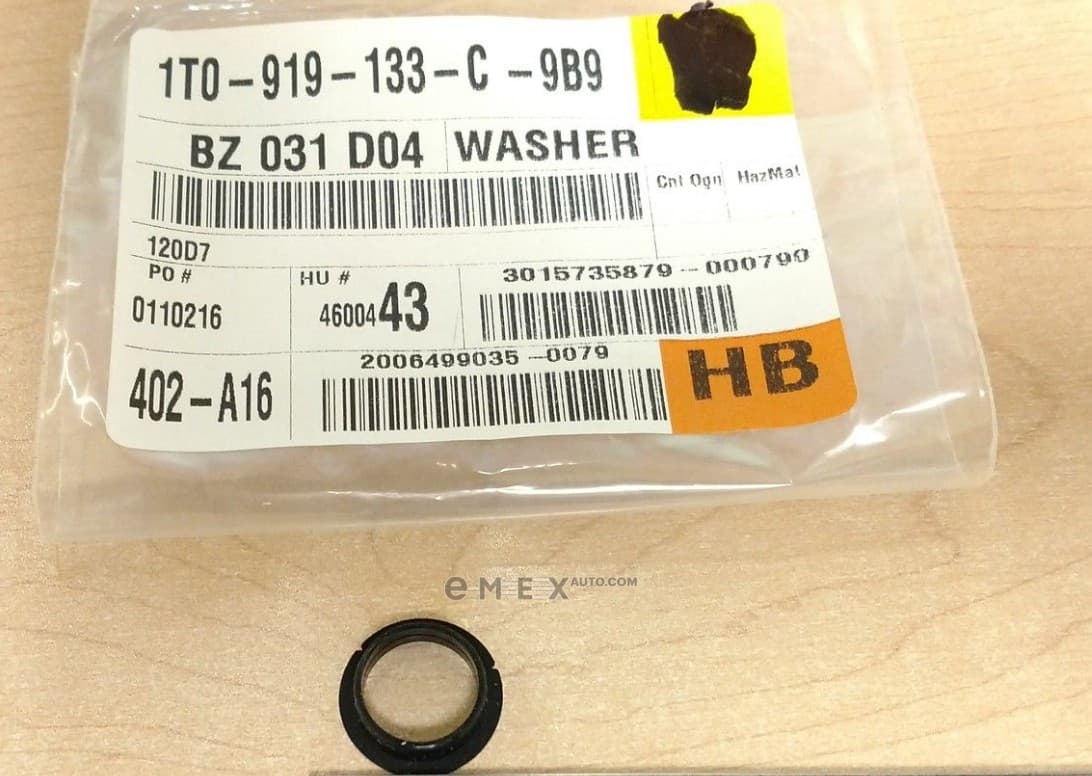 OEM GASKET RUBBER SEAL 1T0919133C9B9