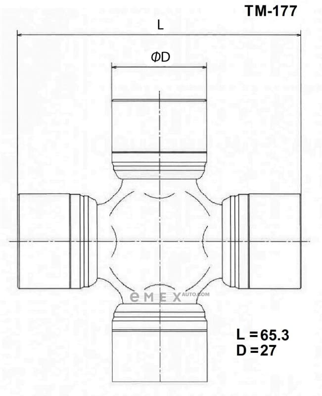 OEM CROSSMEMBER ASSY TM177