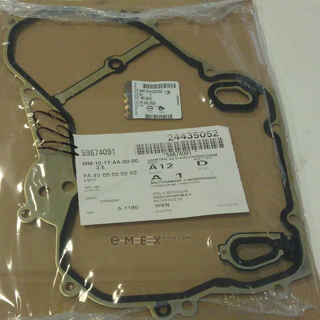 OEM GASKET,ENG FRT CVR 24435052