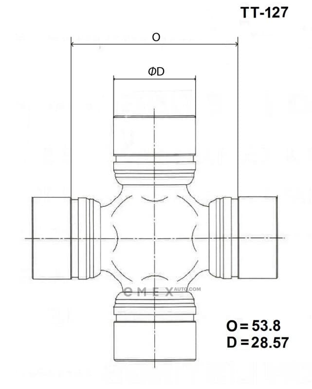 OEM CROSSMEMBER ASSY TT127