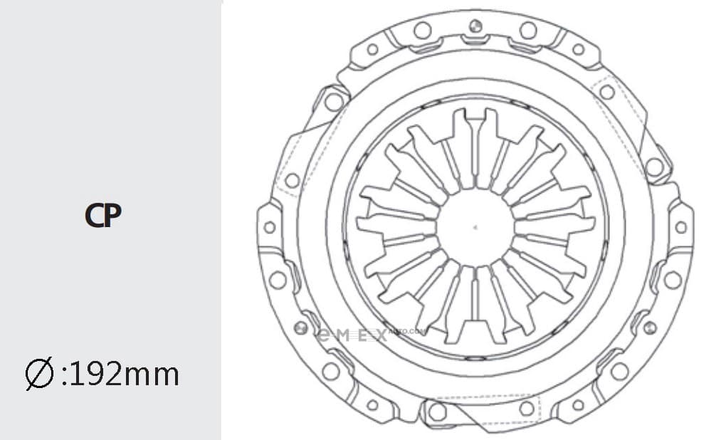 OEM DISC ASSY, CLUTCH FRICTION DHC08