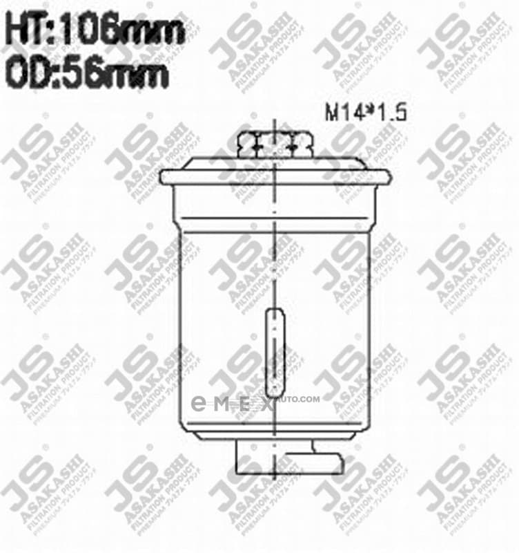 OEM FUEL FILTER HYU H100/GETZ FS6200