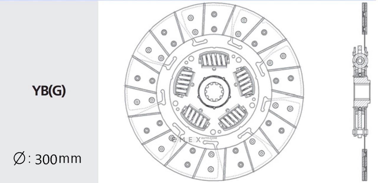 OEM DISC, FRICTION  A/T HD68