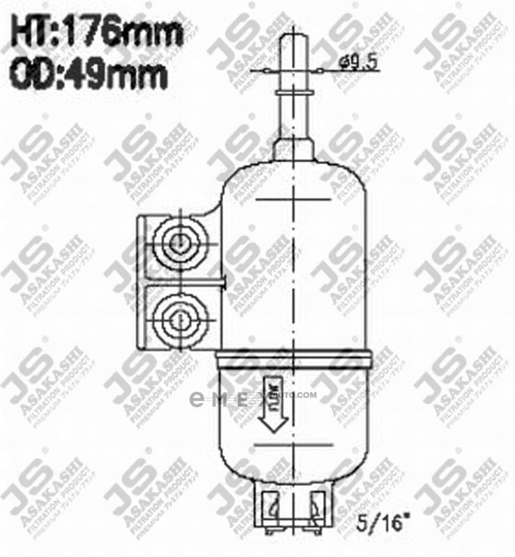 OEM FUEL FILTER F20B6 ACCORD FS7003