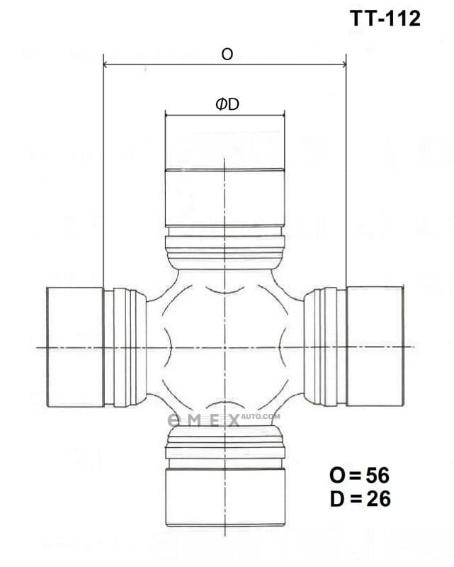 OEM CROSSMEMBER ASSY TT112