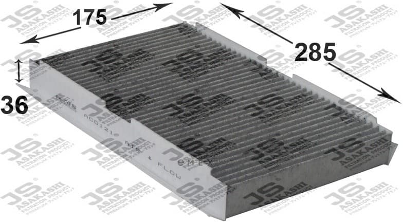 OEM FILTER ASSY, CABIN AIR AC0121C