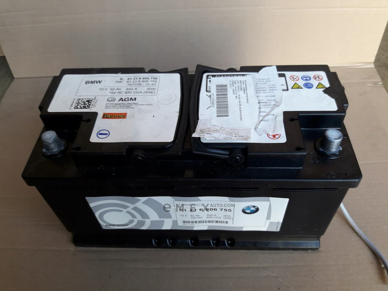 OEM BATTERY, LEAD 61216806755