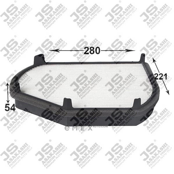 OEM FILTER ASSY, CABIN AIR AC0006