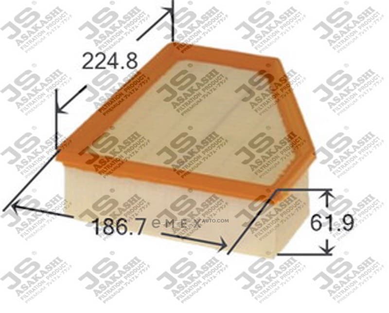 OEM FILTER ASSY, AIR ELEMENT A0192