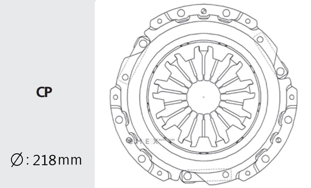 OEM CLUTCH COVER DWC20