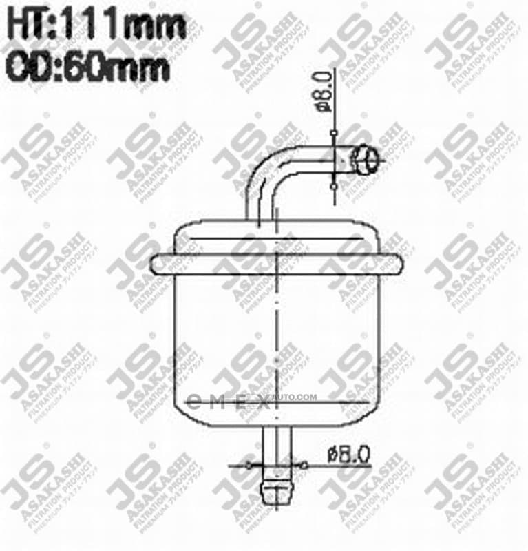 OEM FILTER ASSY, FUEL PUMP FS7296