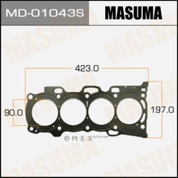 OEM GASKET, CYLINDER HEAD MD01043S