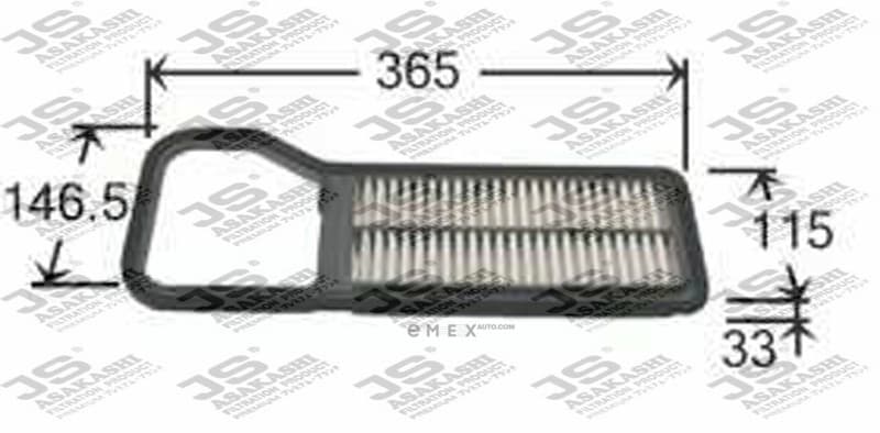 OEM FILTER ASSY, AIR ELEMENT A928J