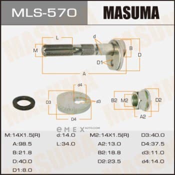 OEM ECCENTRIC BOLT MLS570