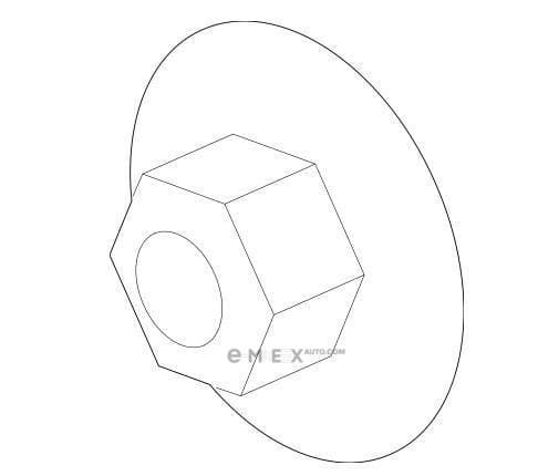 OEM NUT, METAL LR034277