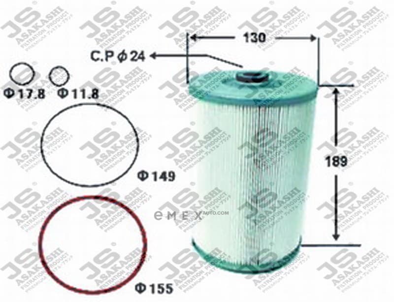 OEM OIL FILTER 10PD1 OE581J