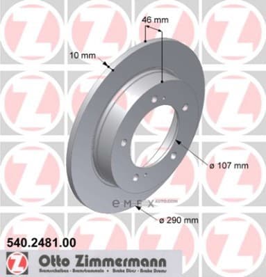 OEM BRAKE ROTOR 540248100