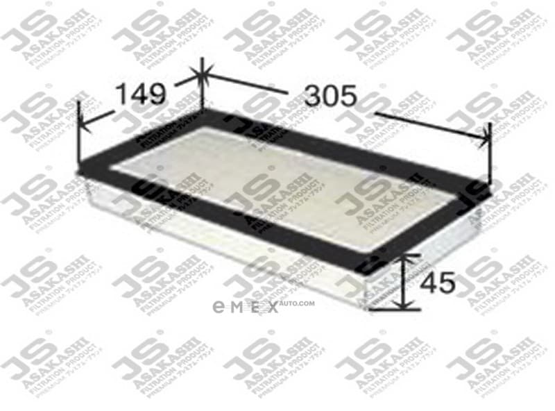 OEM AIR FILTER 4AFE/3SFE A1505