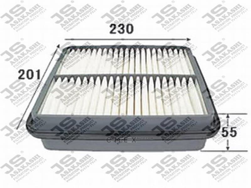 OEM AIR FILTER VITARA J20A/H25A A956J