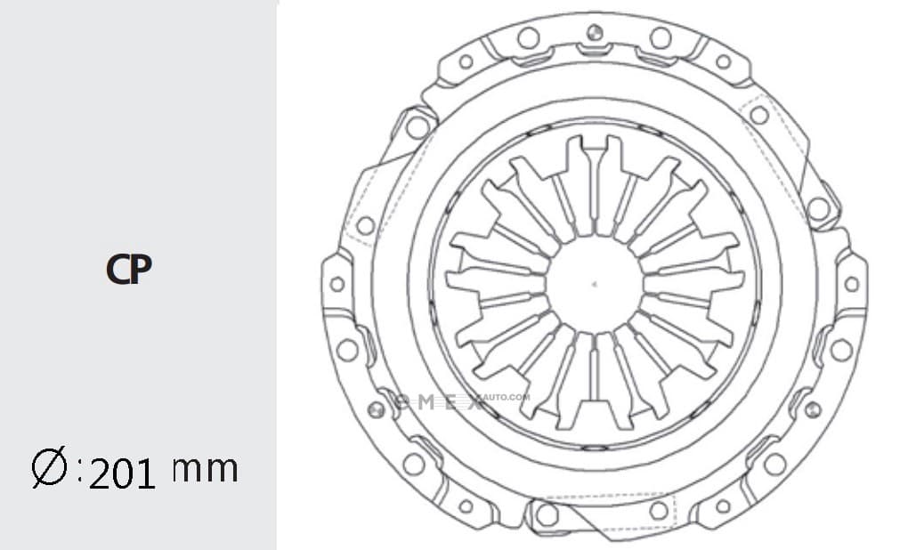 OEM DISC ASSY, CLUTCH FRICTION NSC11