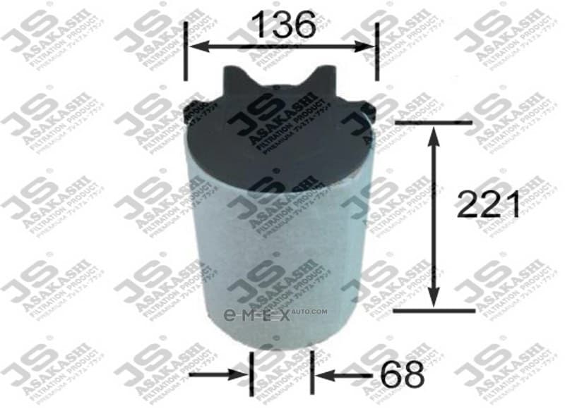 OEM FILTER ASSY, AIR ELEMENT A0128