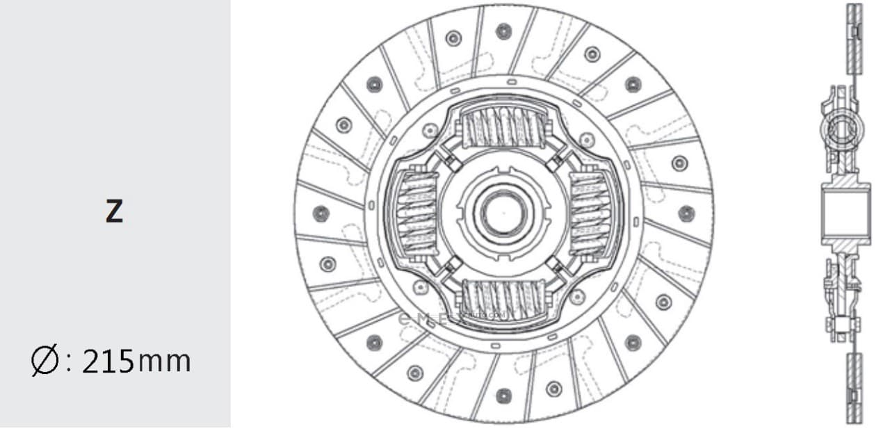 OEM DISC, FRICTION  A/T DW37