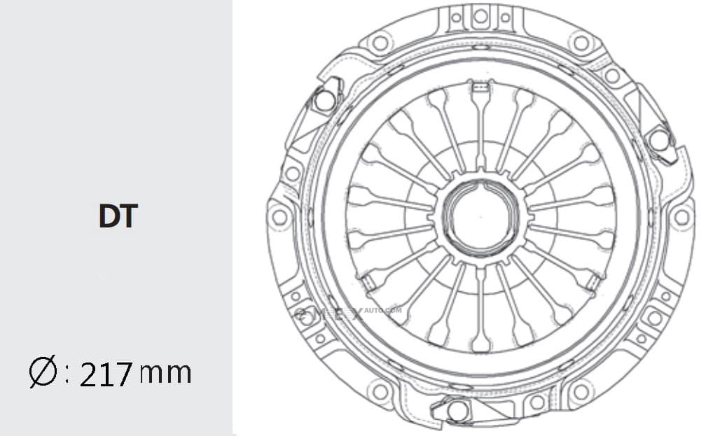 OEM CLUTCH COVER HDC37